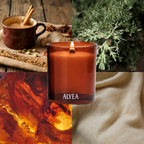 Duftkerze White Cedar and Amber
